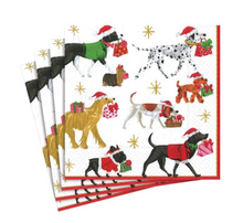 Load image into Gallery viewer, Caspari Christmas Delivery Cocktail Napkins