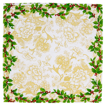 Load image into Gallery viewer, Caspari Holly Ceramic Cocktail Napkins