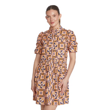 Load image into Gallery viewer, Pink Tile Veronica Dress