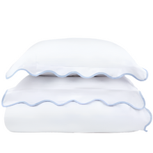 Load image into Gallery viewer, Pippen House Taped Signature Duvet in Cornflower Blue