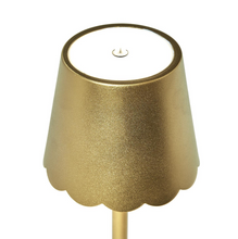 Load image into Gallery viewer, Gold Cordless LED Lamp