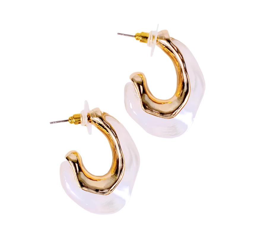 Stella Semi Hoop Earrings