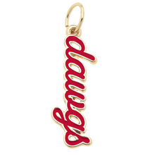 Load image into Gallery viewer, Georgia Bulldogs Enamel Script Charm