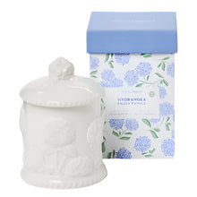 Load image into Gallery viewer, Hydrangea Filled Scented Candle in Gift Box
