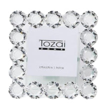 Load image into Gallery viewer, Brilliant Cut 3" x 3" Crystal Photo Frame'