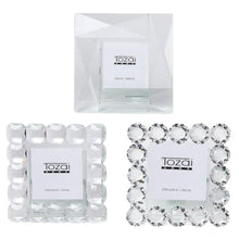 Load image into Gallery viewer, Brilliant Cut 3" x 3" Crystal Photo Frame'