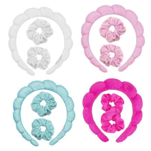 Load image into Gallery viewer, Spa Headband with Scrunchies