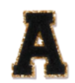 Load image into Gallery viewer, Letter Patches: Black