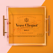 Load image into Gallery viewer, Acrylic Handled Tray: Pop The Bubbly