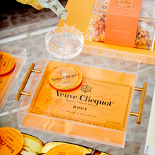 Load image into Gallery viewer, Acrylic Handled Tray: Pop The Bubbly