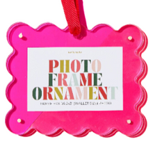 Load image into Gallery viewer, Picture Frame Mini Ornament: Sugar Plum Pink