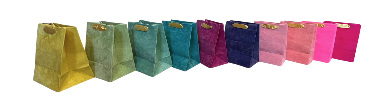 Glitterville Patisserie Flocked Bags