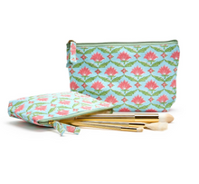 Load image into Gallery viewer, Floral Block Print Pouch Sets