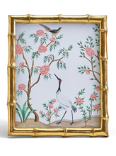 Load image into Gallery viewer, Gold Faux Bamboo Photo Frame