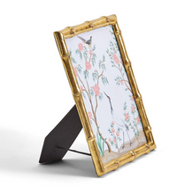 Load image into Gallery viewer, Gold Faux Bamboo Photo Frame