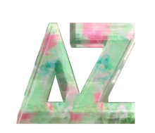 Load image into Gallery viewer, Sorority Watercolor Acrylic Shelf Letters