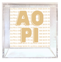 Load image into Gallery viewer, Sorority 6X6 Acrylic Tray