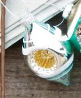 Vintage-Style Glass Reflector Ornaments