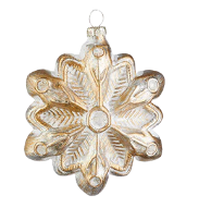 Gold & White Antique Ornaments