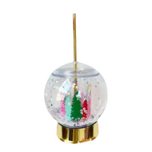 Load image into Gallery viewer, Winter Wonderland Snow Globe Novelty Sipper