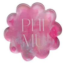 Load image into Gallery viewer, Sorority Watercolor Acrylic Coasters