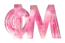 Load image into Gallery viewer, Sorority Watercolor Acrylic Shelf Letters