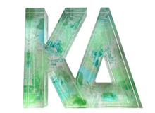 Load image into Gallery viewer, Sorority Watercolor Acrylic Shelf Letters