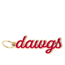 Load image into Gallery viewer, Georgia Bulldogs Enamel Script Charm