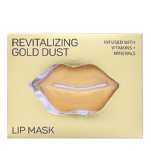Load image into Gallery viewer, Revitalizing Gold Dust Lip Hydrogel Mask
