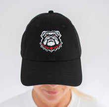 Load image into Gallery viewer, Needlepoint Bulldog Baseball Hat