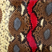 Load image into Gallery viewer, Red Python Handbag