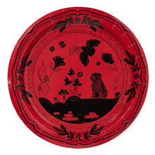 Load image into Gallery viewer, Bulldog Red and Black Paper Plates