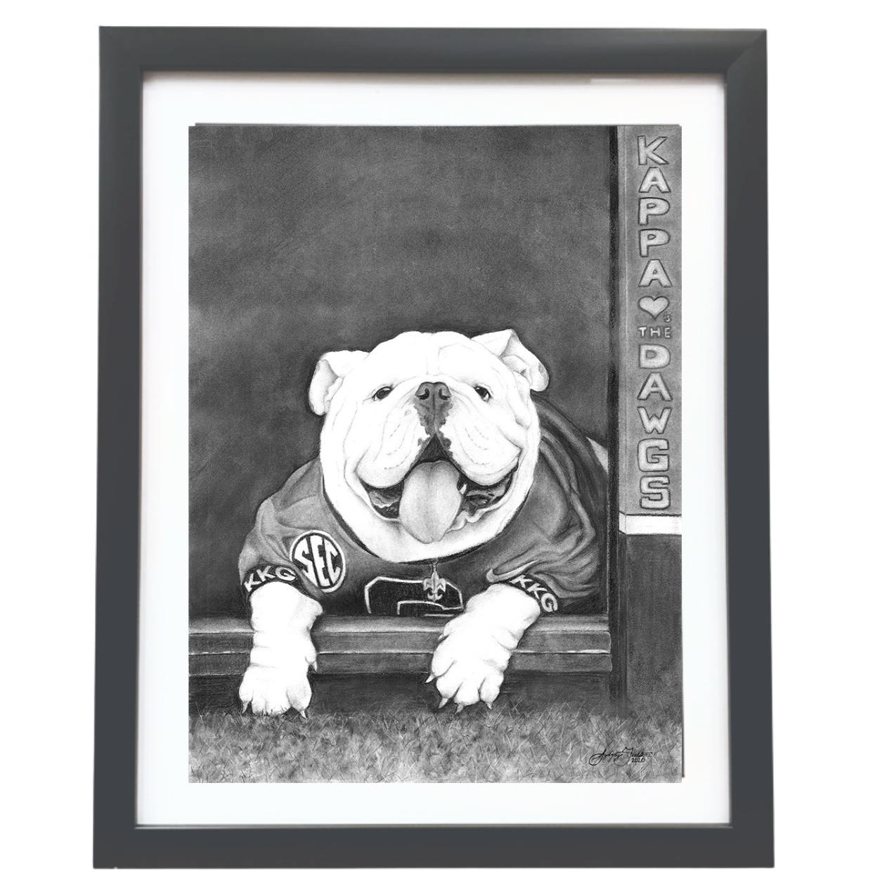 Kappa Loves the Dawgs Uga Art