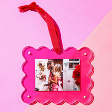 Load image into Gallery viewer, Picture Frame Mini Ornament: Sugar Plum Pink