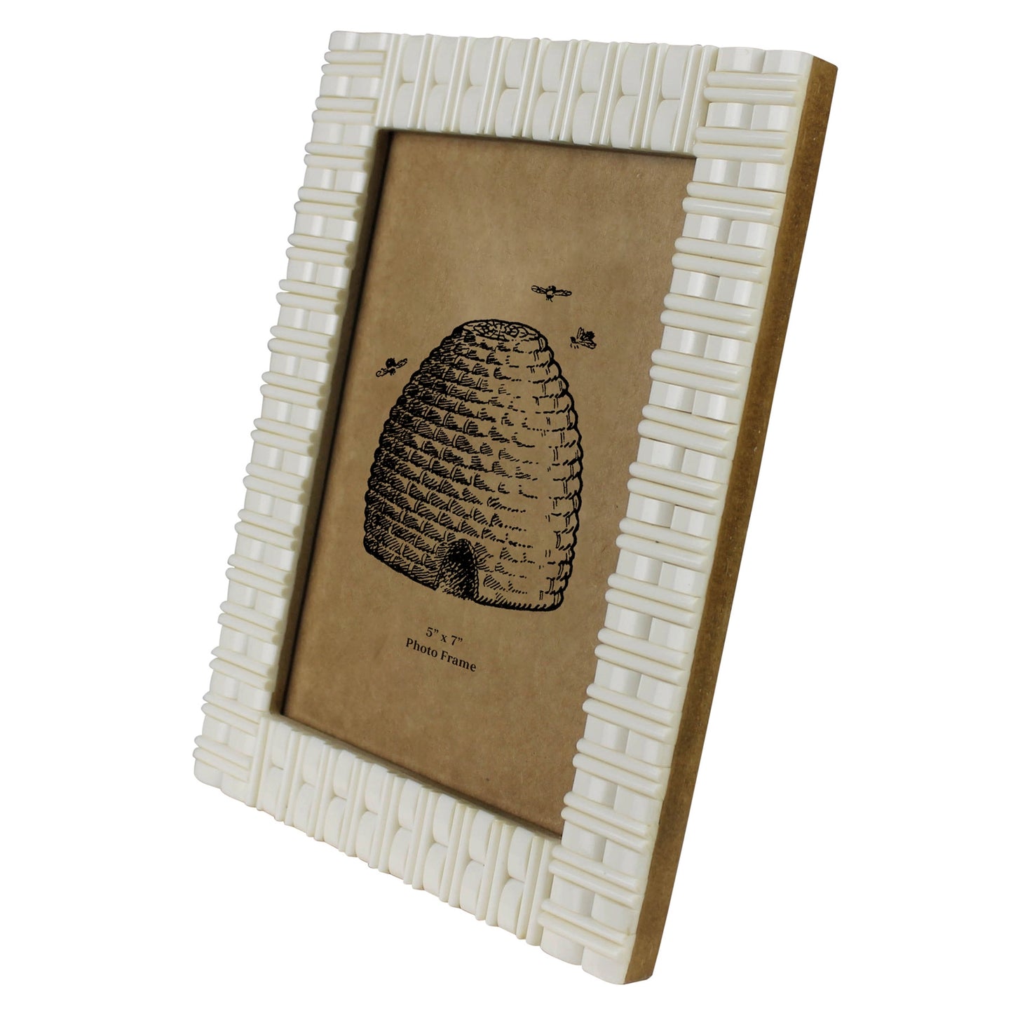 Ivory Resin Inlay Frame 5x7