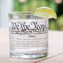 Load image into Gallery viewer, U.S. Constitution Rocks Glass