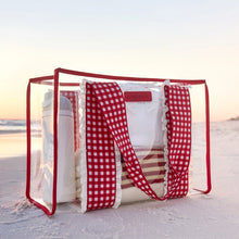 Load image into Gallery viewer, Case-Mate Cherry Gingham Jelly Tote Bag