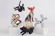 Load image into Gallery viewer, Silver Ceramic Dog Bank