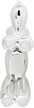 Load image into Gallery viewer, Silver Ceramic Dog Bank