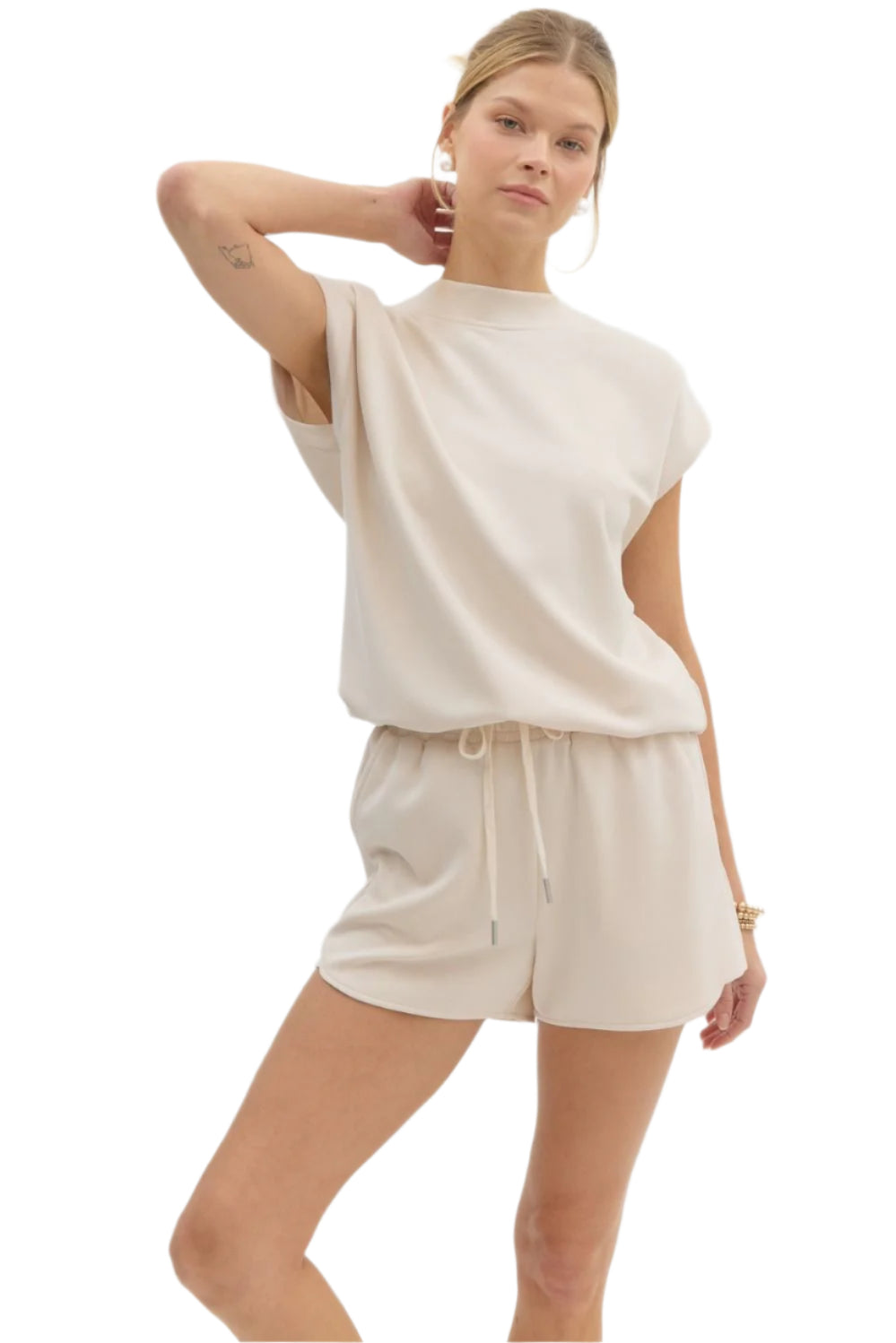 Ecru Knit Top