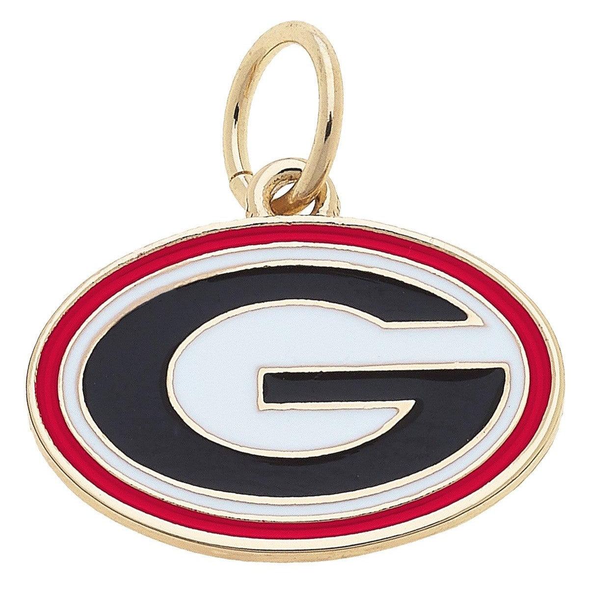 Georgia Bulldogs Enamel Charm