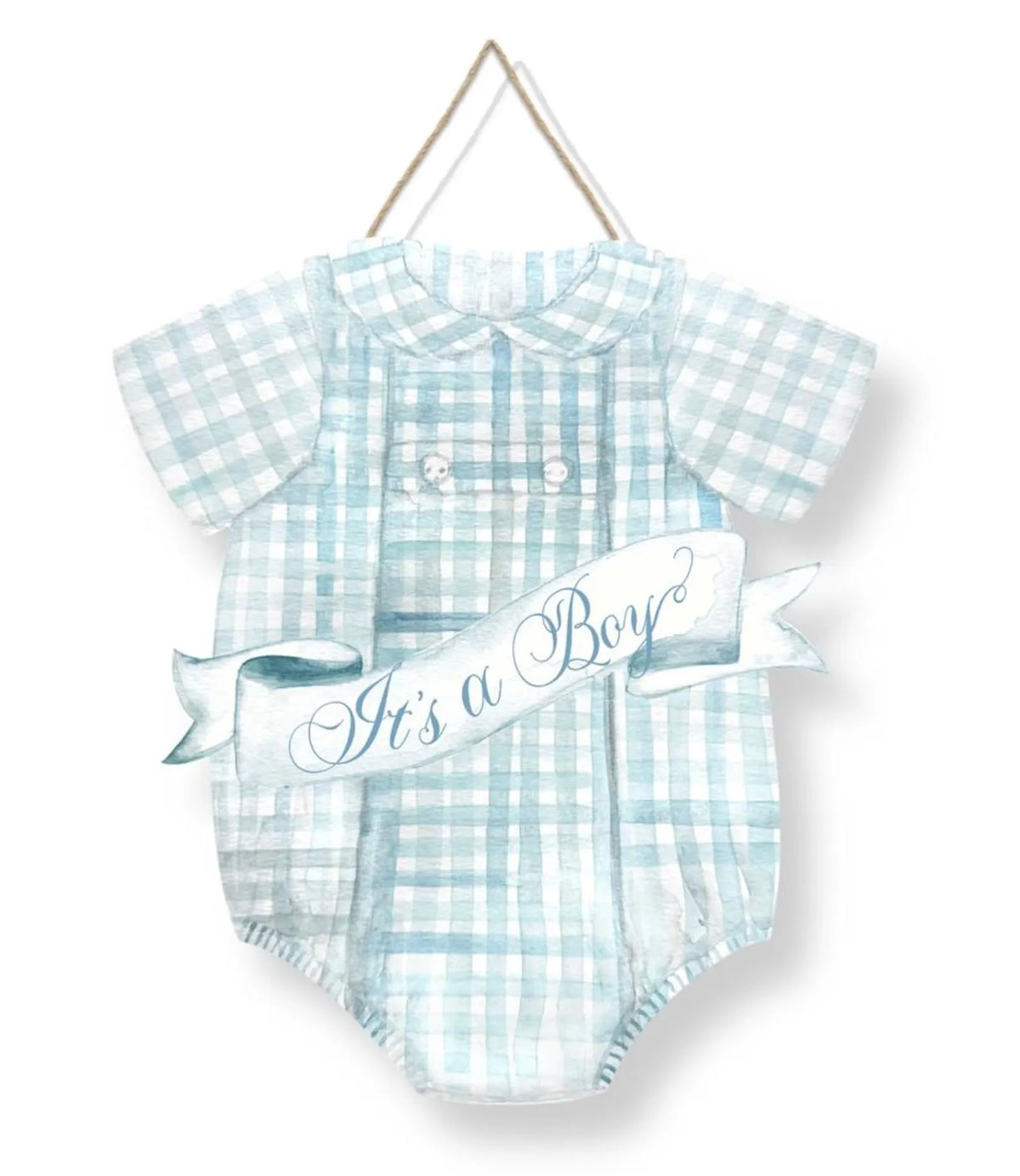"It's A Boy" Acrylic Door Hanger