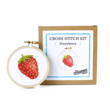 Load image into Gallery viewer, Strawberry Cross Stitch Kit