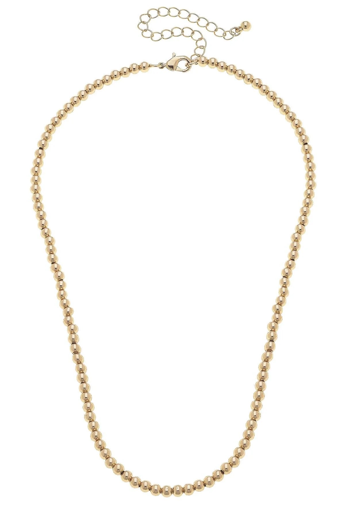Bead Ball Charm Necklace