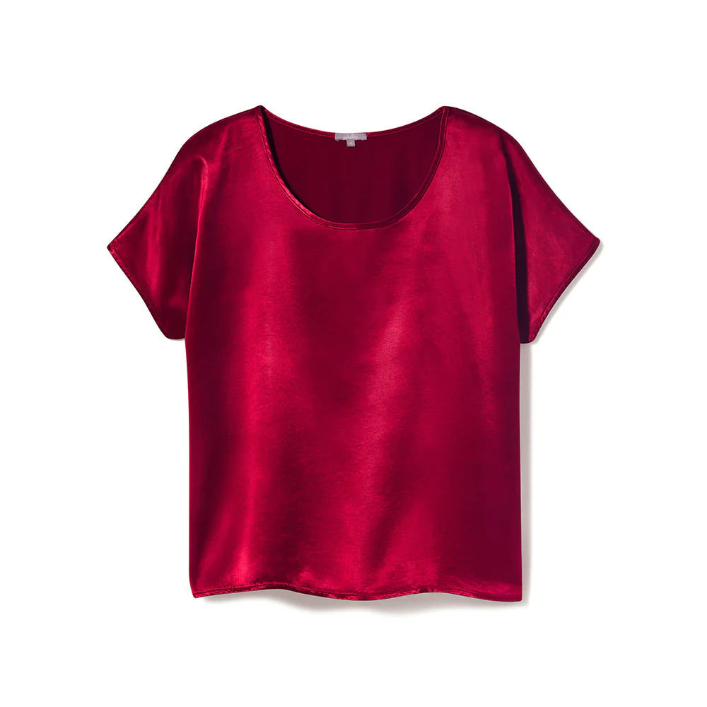 Roxxy Satin Boxy Tee