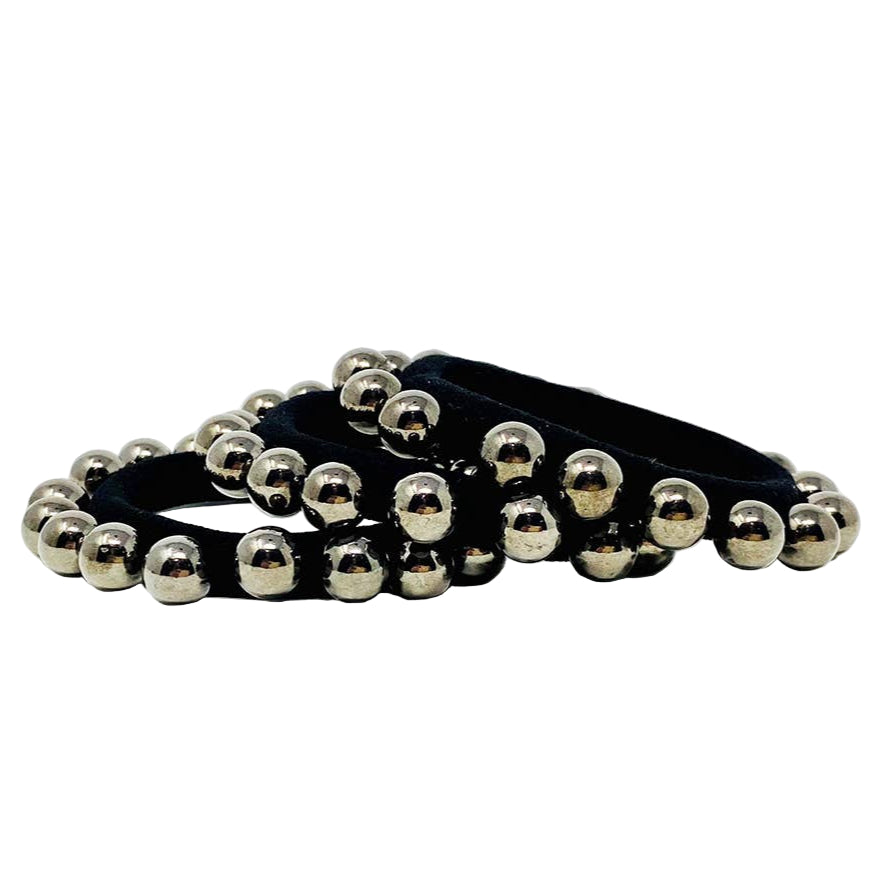 Black Pearl Hair Tie Set
