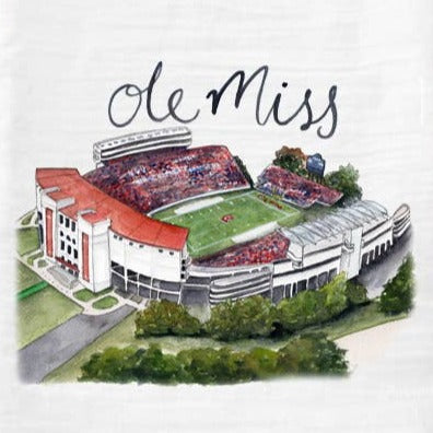 Ole Miss Tea Towel