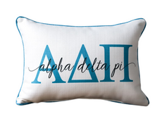 Load image into Gallery viewer, Sorority Large Letter Overlap Pillow
