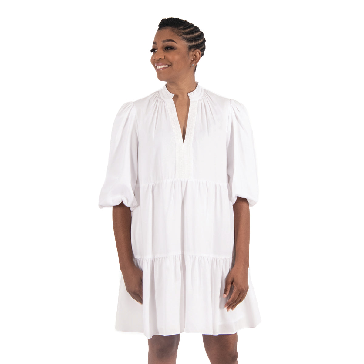 White Franky Dress