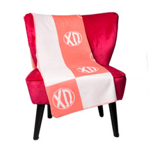 Load image into Gallery viewer, Circle Monogram Sorority Blanket